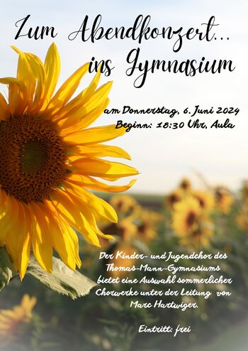 20240606 Sommerliches Abendkonzert Aushang